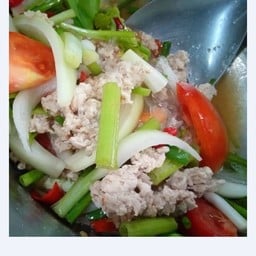 ยำวุ้นเส้นหมูสับ (ไม่ทำแยกน้ำค่ะ)