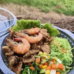 หมูกระทะย่างให้ ชุดใหญ่