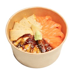 Under the Sea Don ข้าวหน้าแซลมอนปลาไหลไข่หวาน