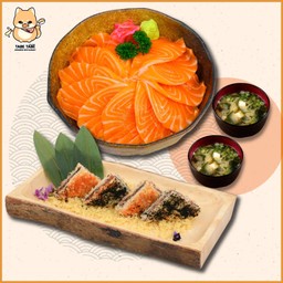 Salmon Value Set 4 ชุดอิ่มคุ้มแซลมอน 4