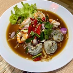 ยำกุ้งทูโทน ปาร้านัว(สุก-ดิบ)