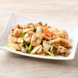 E26 กบผัดขิง 姜丝炒田鸡