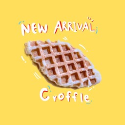 Croffle With Free Topping l ครอฟเฟิลพร้อมท็อปปิ้งฟรี