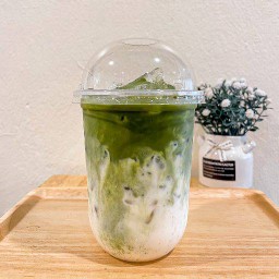 มัทฉะลาเต้ เย็น