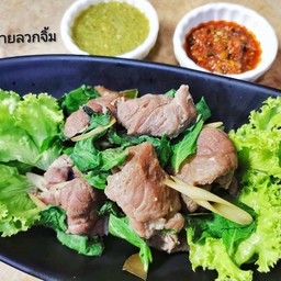 เนื้อลายลวกจิ้ม