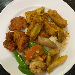 ราดข้าว 3 อย่าง