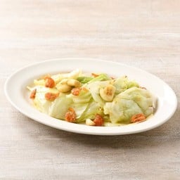 G18 กุ้งแห้งผัดกะหล่ำปี 虾米炒包菜