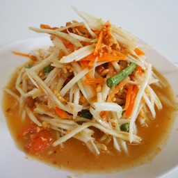 ตำไทย+กุ้งดิบ