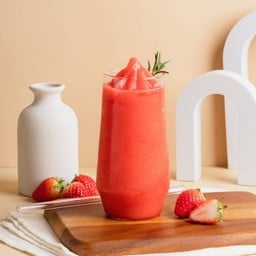 สตรอว์เบอร์รี่สมูทตี้ Strawberry Smoothie