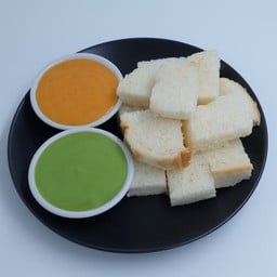 ขนมปังนึ่งไอน้ำ+ สังขยาทูโทน