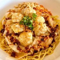 บะหมี่เกี้ยว แห้งต้มยำ