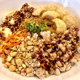 หมูสับ แห้งต้มยำ