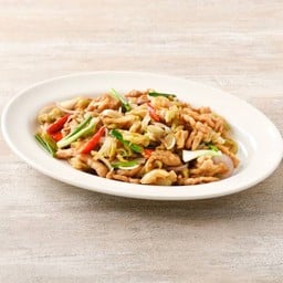 E12 หมูเส้นผัดเสฉวน 榨菜肉丝