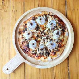 4 pcs พิซซ่าโฮตาเตะทรัฟเฟิล - Hotate Truffle Pizza