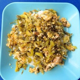 ข้าวผักกาดดองผัดไข่