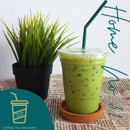 ชาเขียวนม เย็น