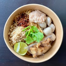 หมี่คลุกต้มยำแห้ง