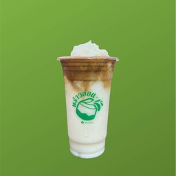 มะพร้าวปั่นนมสดดริปกาแฟ