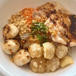 หมูเด้ง แห้งต้มยำ