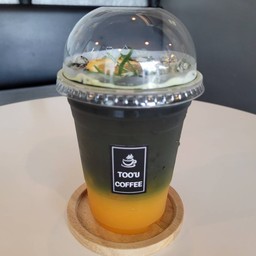 ชาเขียว น้ำส้ม  Orange Green Tea