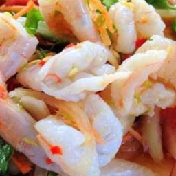 ยำกุ้งสุก