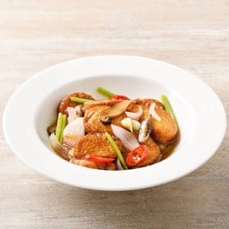 F2 เต้าหู้น้ำแดง 红烧豆腐