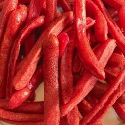 เฟรนฟรายไส้กรอกแดง 1ชุด