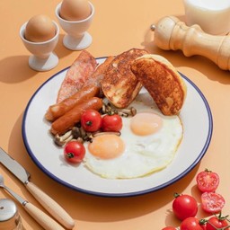 อเมริกันเบรคฟาสต์ไข่ดาว American Breakfast (Fried Eggs)