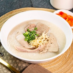 โจ๊กหมูเครื่องใน (ตับ ไส้ กระเพาะ)
