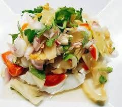 ยำไข่เค็มใส่เกี๊ยมฉ่าย