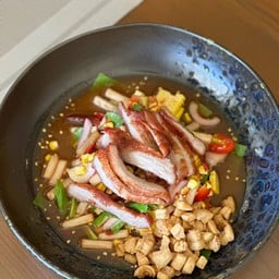 Crispy Pork Neck Salad with Golden Cracklings - Bold, Rich, and Irresistibly Crunchy!
