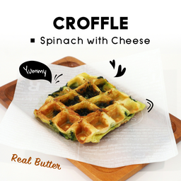 Croffle Spinach Cheese