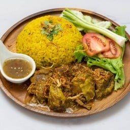 (ชุด คุ้มค่า ๙) ข้าวหมก เนื้อ 2 กล่อง