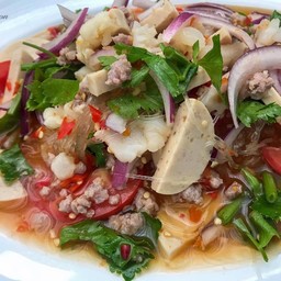 ยำวุ้นเส้นหมูยอ