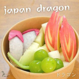Japan dragon ผลไม้ พร้อมทาน