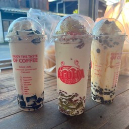 ลอดช่องสิงค์โปร์นมสดปั่น