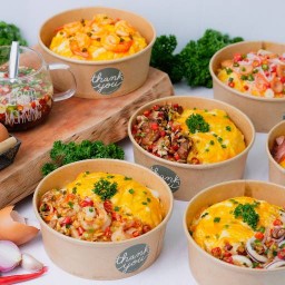 ฟินนน์ กะเพรา ข้าวผัด ไข่ข้น คั่วพริกเกลือ