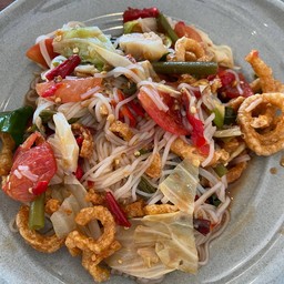 ตำซั่วแคปหมู