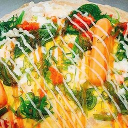 เครปบุปเฟ่ อาริกาโตะ ตลาดรถไฟศรีนครินทร์ บุปเฟ่สาขา2