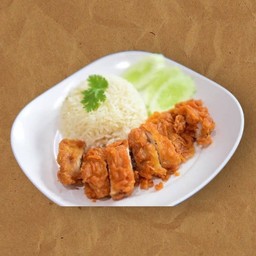 ข้าวไก่ทอด