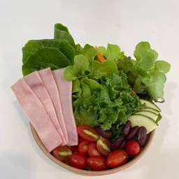 สลัด Bowl - ผักรวม แฮมหมู