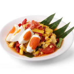 ตำข้าวโพดไข่เค็ม