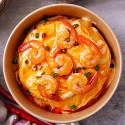 ข้าวไข่ข้นกุ้ง