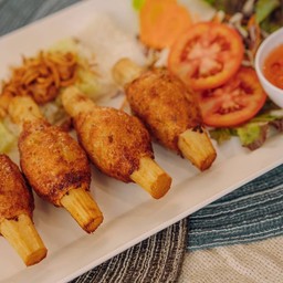 กุ้งพันอ้อย ใหญ่ 4ไม้