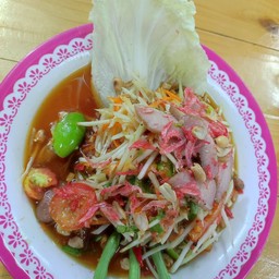 ส้มตำหมูตกครก