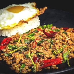 กะเพราเนื้อสับ