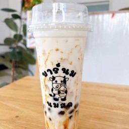 นมสดบราวน์ชูก้าเย็น