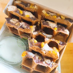 บ้าบิ่นมะพร้าวอ่อน+ข้าวโพด+เผือก (กล่องใหญ่)