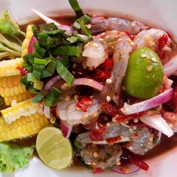 ยำกุ้งสด