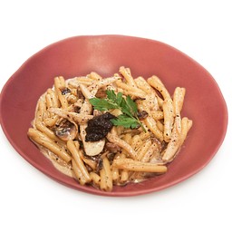 Mushroom Pasta With Truffle Cream Sauce